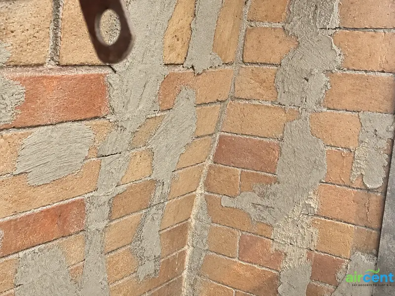 After chimney sweep & repair in Austin TX - Flue Wall