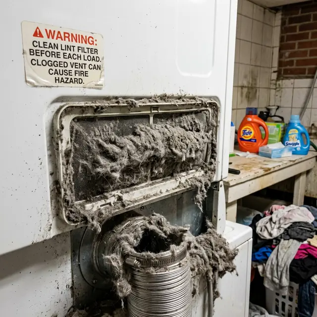 6 Warning Signs of a Clogged Dryer Vent
