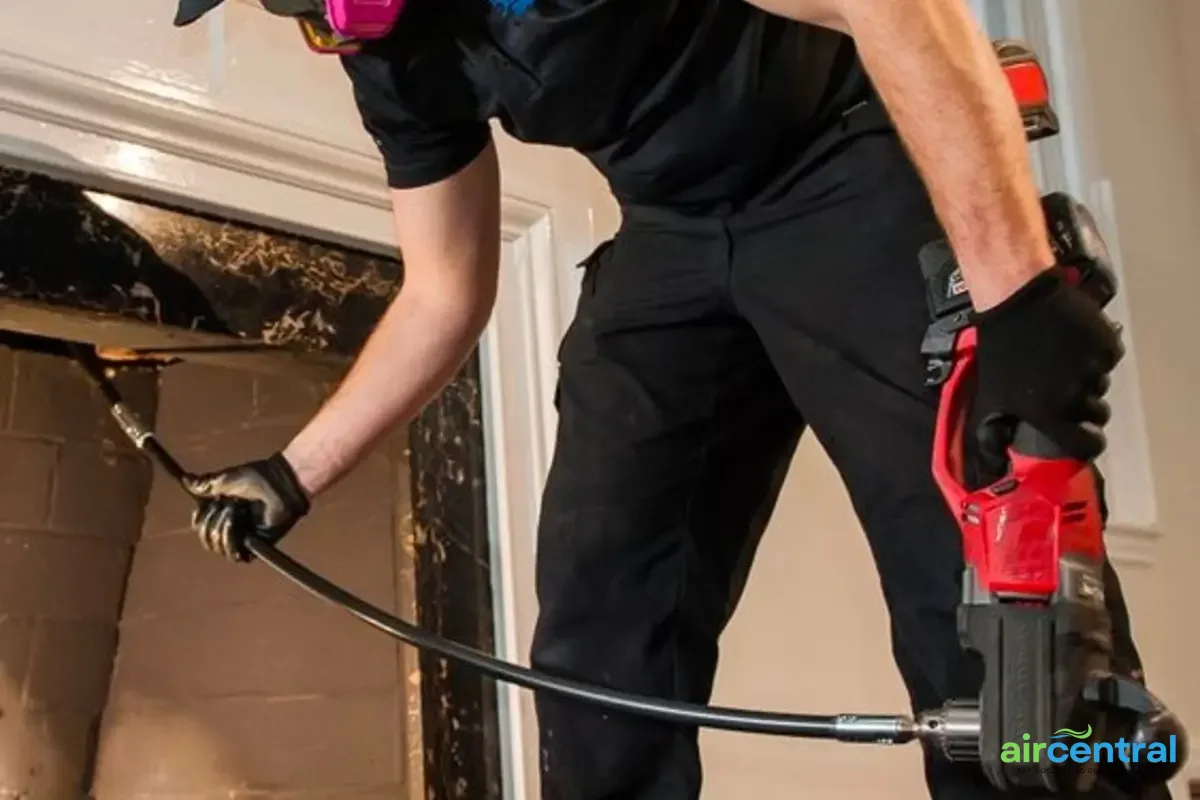 Side-by-Side Comparison - Air Central chimney service in Austin TX