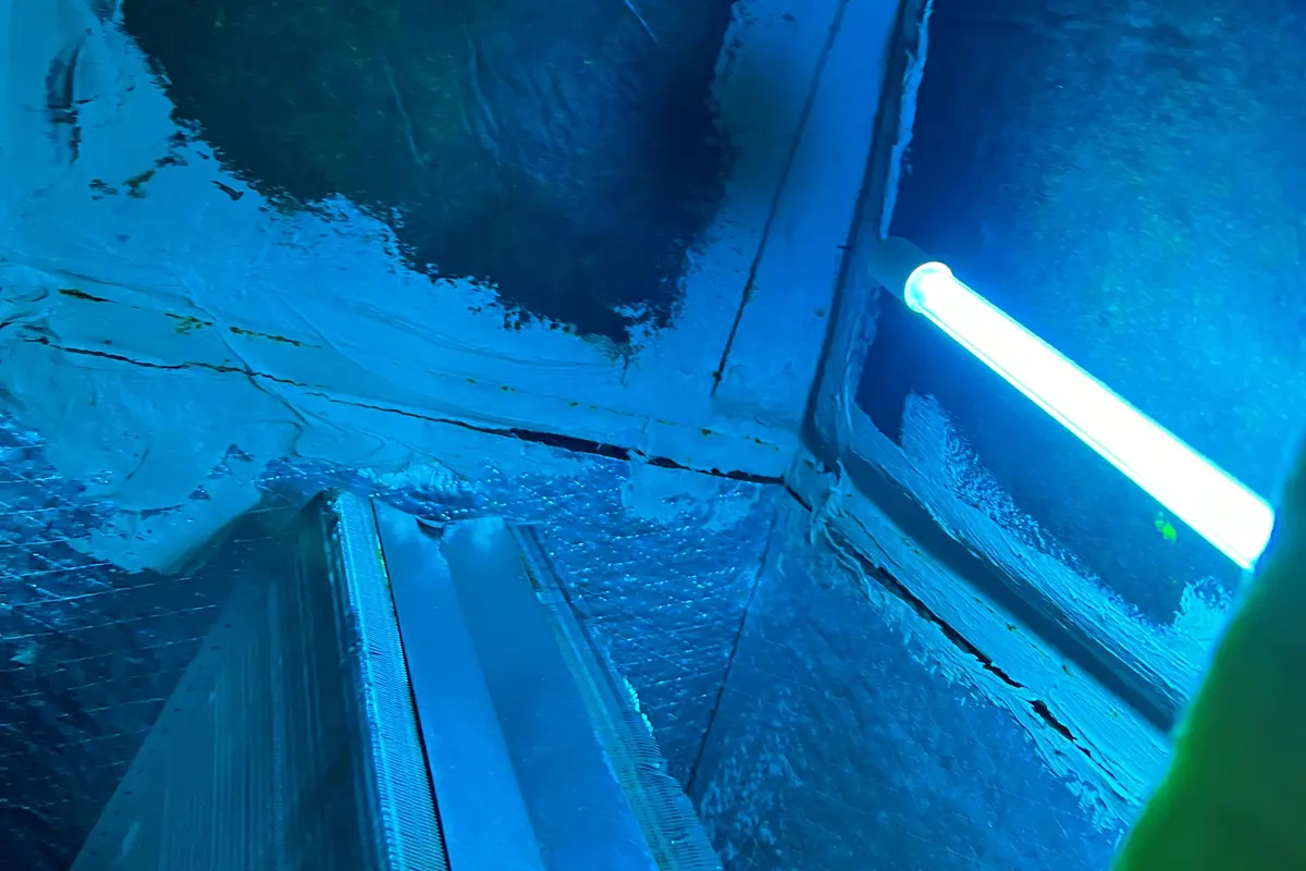 UV-C Light: Preventing Regrowth After Cleaning - Air Central indoor air quality service in Austin TX