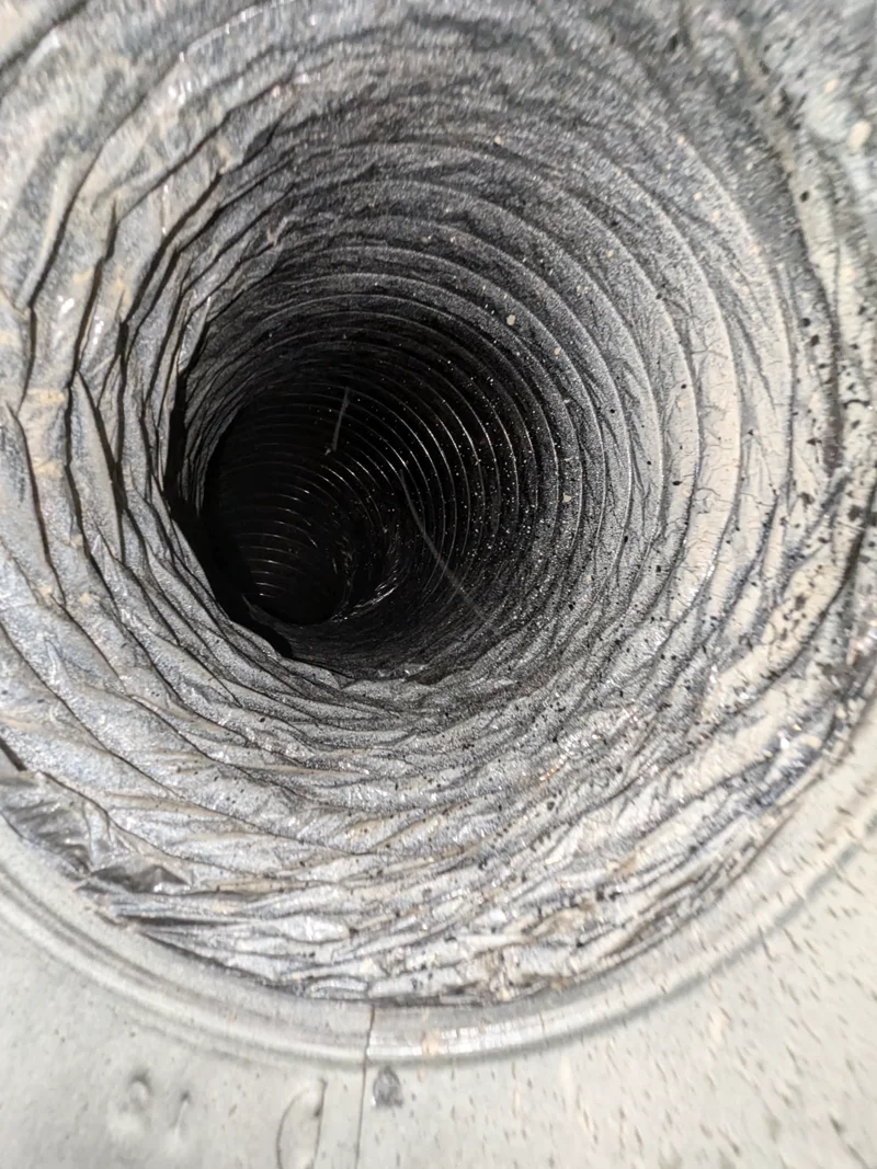Real air duct inspection work performed by Air Central technician in Austin, TX